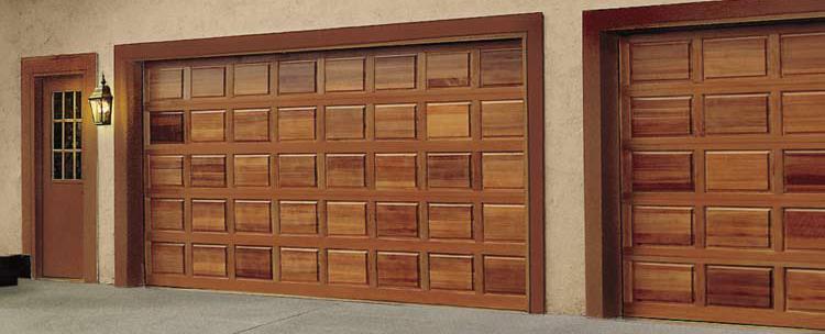 Traditional Wood Garage Door